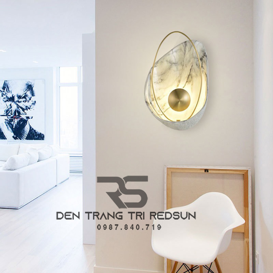 Đèn Tường Trang Trí Phòng Khách, Phòng Ngủ, Cầu Thang Dáng Vỏ Sò Phong Cách Bắc Âu DT-BVK130