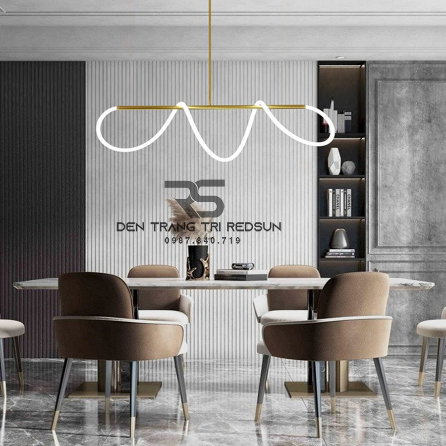 Đèn Thả Bàn Ăn Hiện Đại Bắc Âu LED Ống Xoắn DC-L053