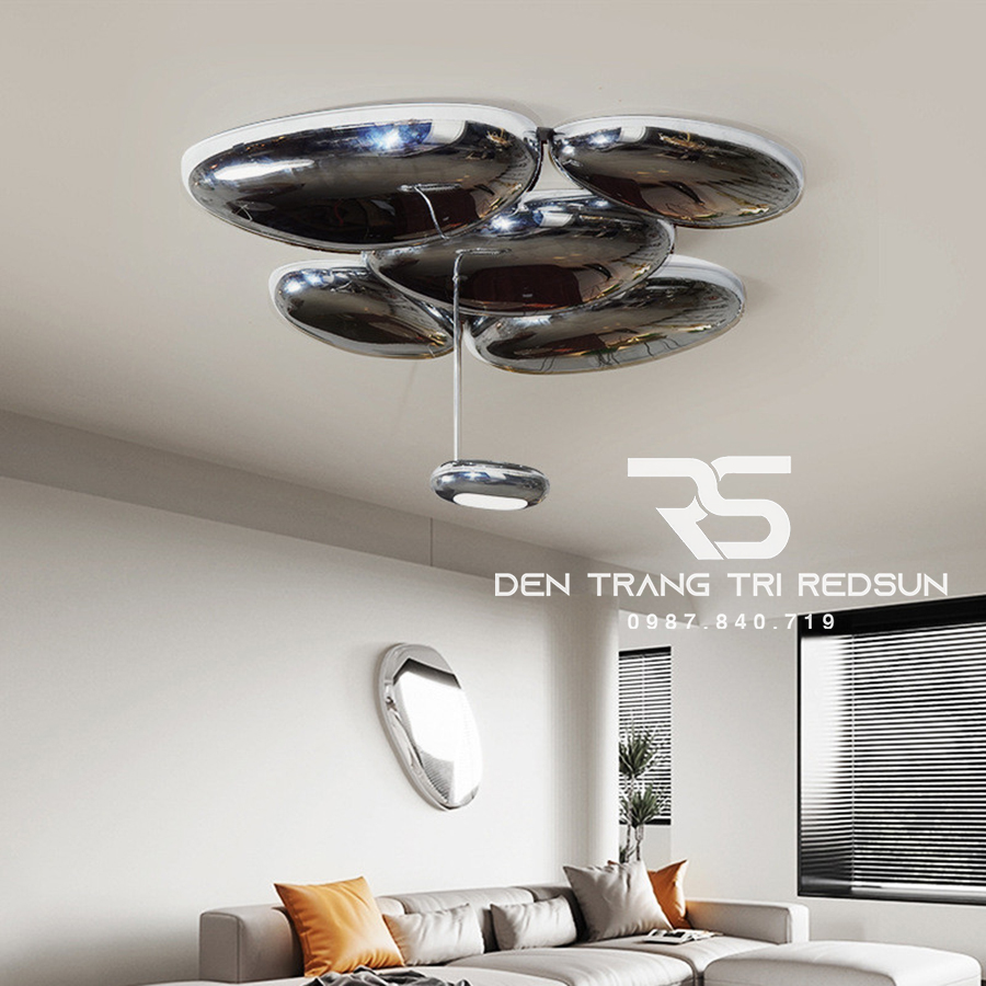 Đèn Ốp Trần Hiện Đại Phòng Khách, Phòng Ngủ Phong Cách Bắc Âu Skydro OT-019