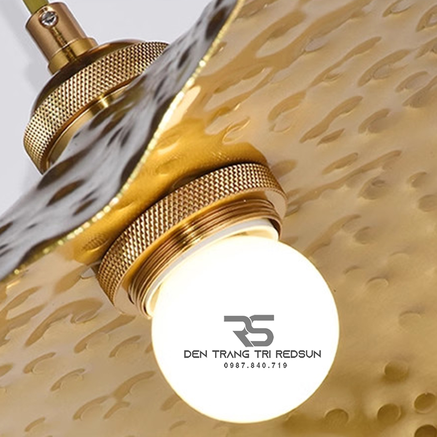 Đèn Thả Trần Hiện Đại Bắc Âu Lá Sen Sắt CDT-T018