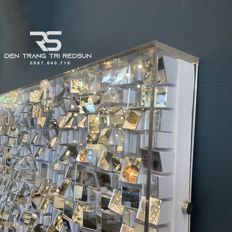 Gương Treo Tường Nghệ Thuật Trang Trí Phòng Khách, Phòng Ăn, Hành Lang Phong Cách Bắc Âu GDC-009