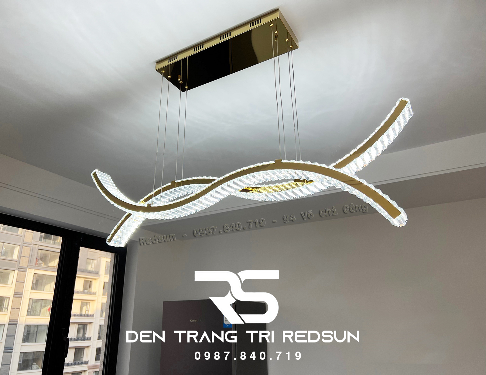 Đèn Thả Pha Lê Phòng Khách, Phòng Ngủ, Bàn Ăn Hiện Đại TPL087