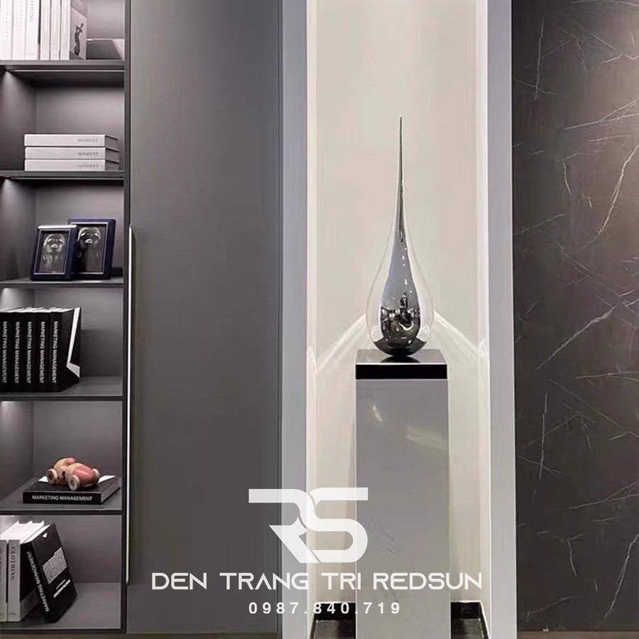 Đồ Trang Trí Nội Thất Phòng Khách, Hành Lang, Sảnh Chờ Phong Cách Bắc Âu Hình Giọt Nước DDC-004