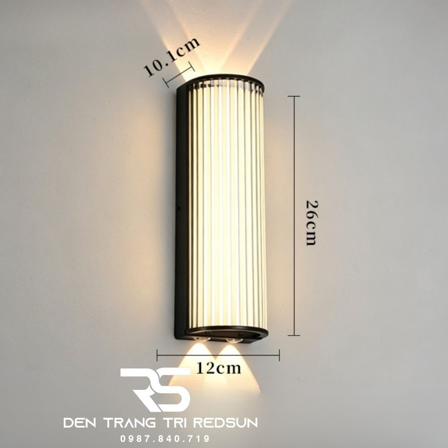 Đèn Tường Chống Nước Trang Trí Ngoài Trời Nhà Hàng, Khách Sạn, Biệt Thự, Sân Vườn DTOD-SW3032