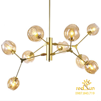 Đèn chùm nghệ thuật hiện đại 9 bóng DC-169