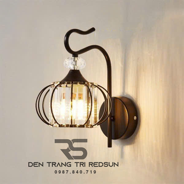 Đèn tường trang trí phòng khách, phòng ngủ hình đèn lồng DT-D3277