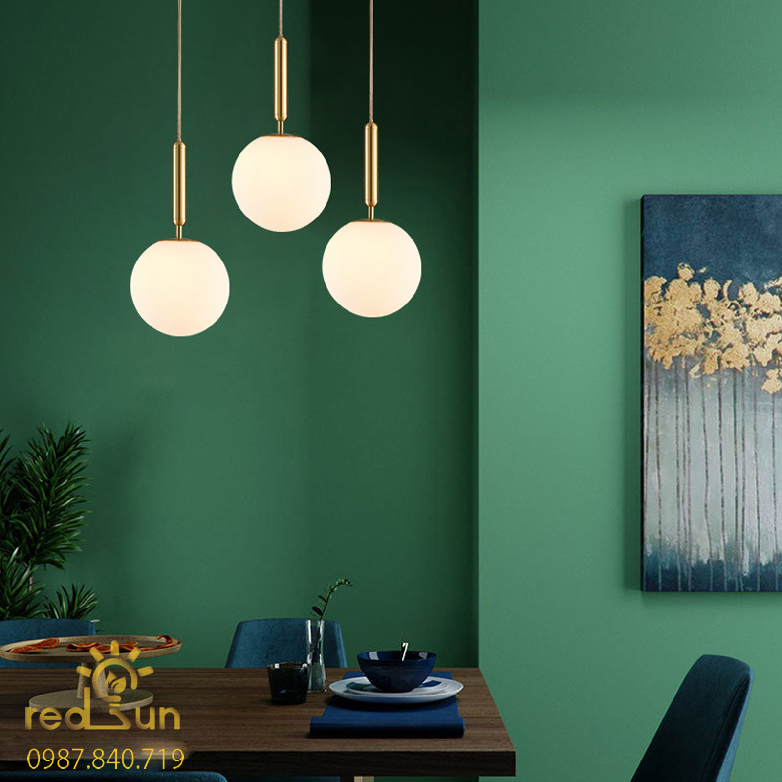 CDT032-Chao đèn thả hiện đại phong cách Bắc Âu