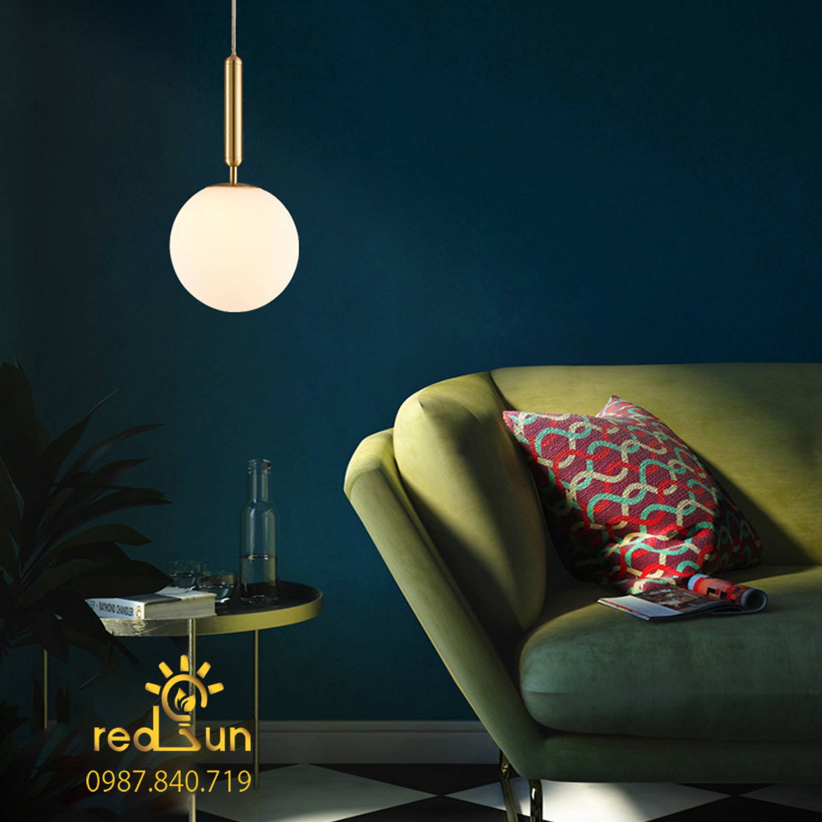 CDT032-Chao đèn thả hiện đại phong cách Bắc Âu