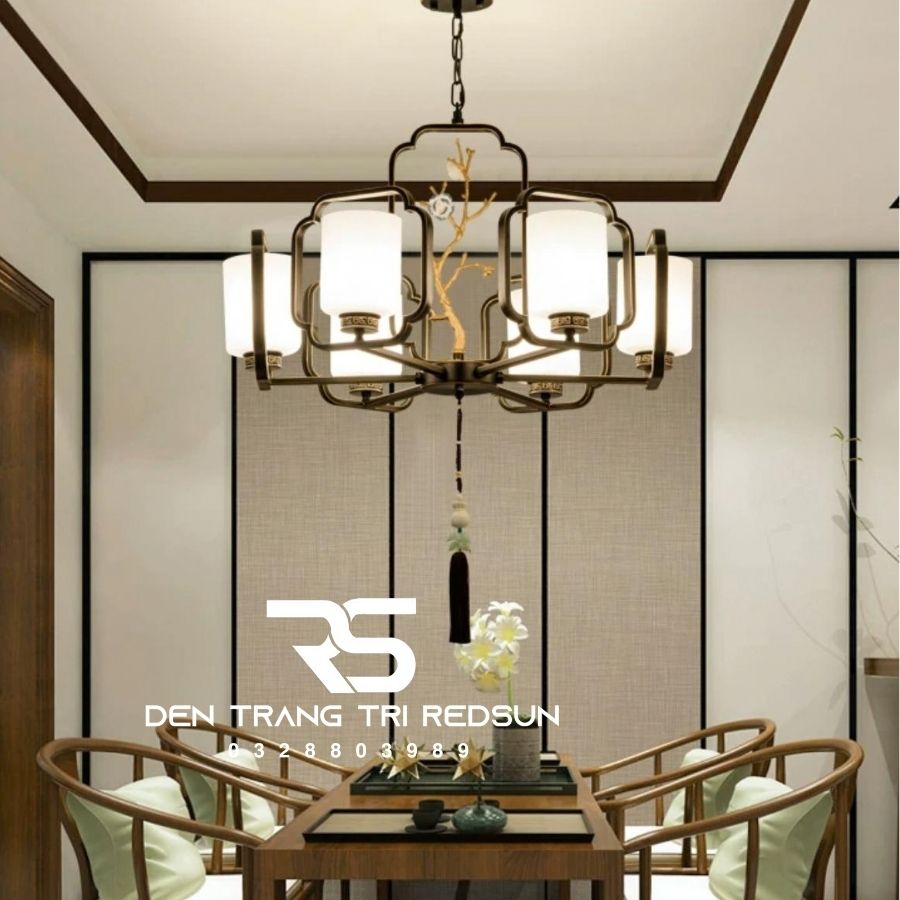 Đèn Chùm Phòng Khách Hiện Đại Phong Cách Indochine IDC-022
