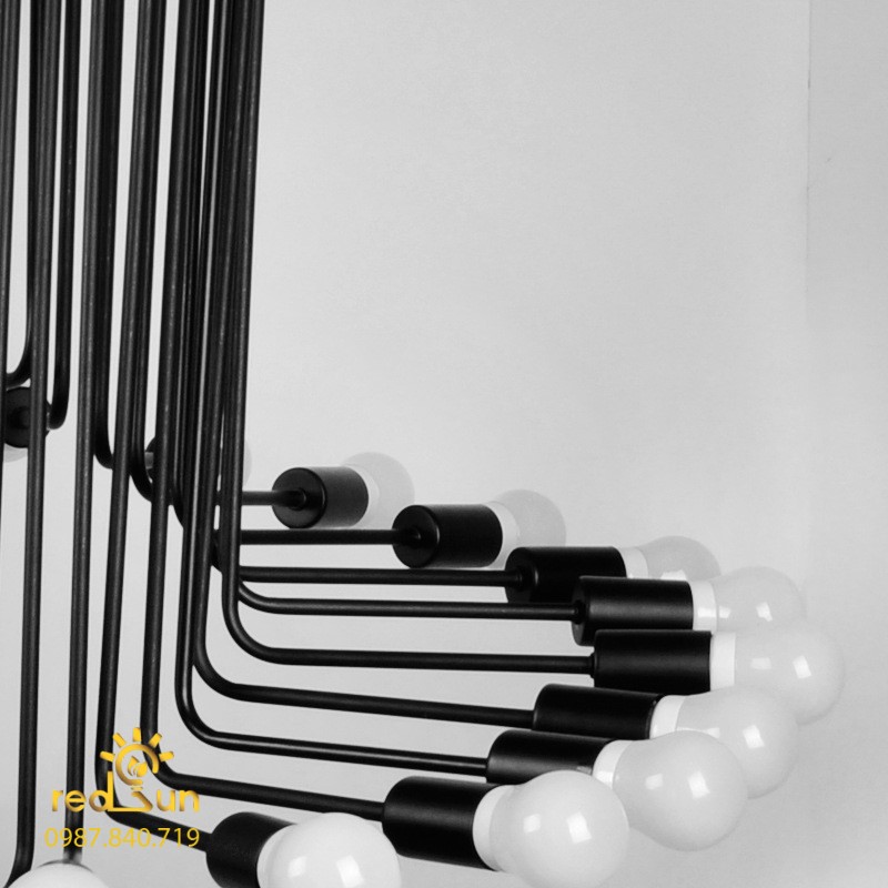 Đèn chùm hiện đại dáng xoáy DC-L027