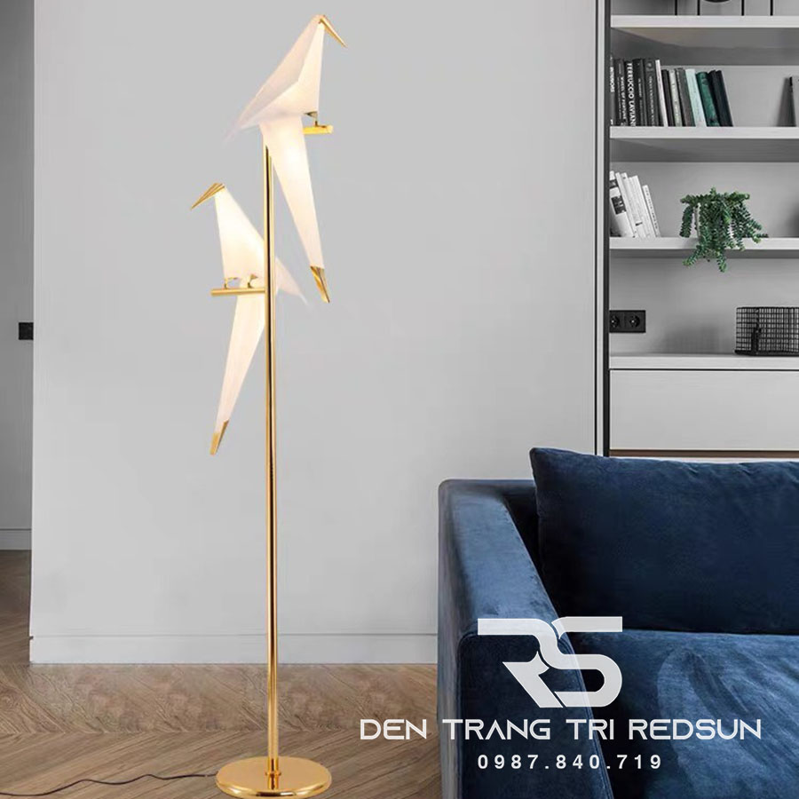 Đèn Sàn Phong Cách Bắc Âu Sáng Tạo Hình Hạc Giấy DS2042