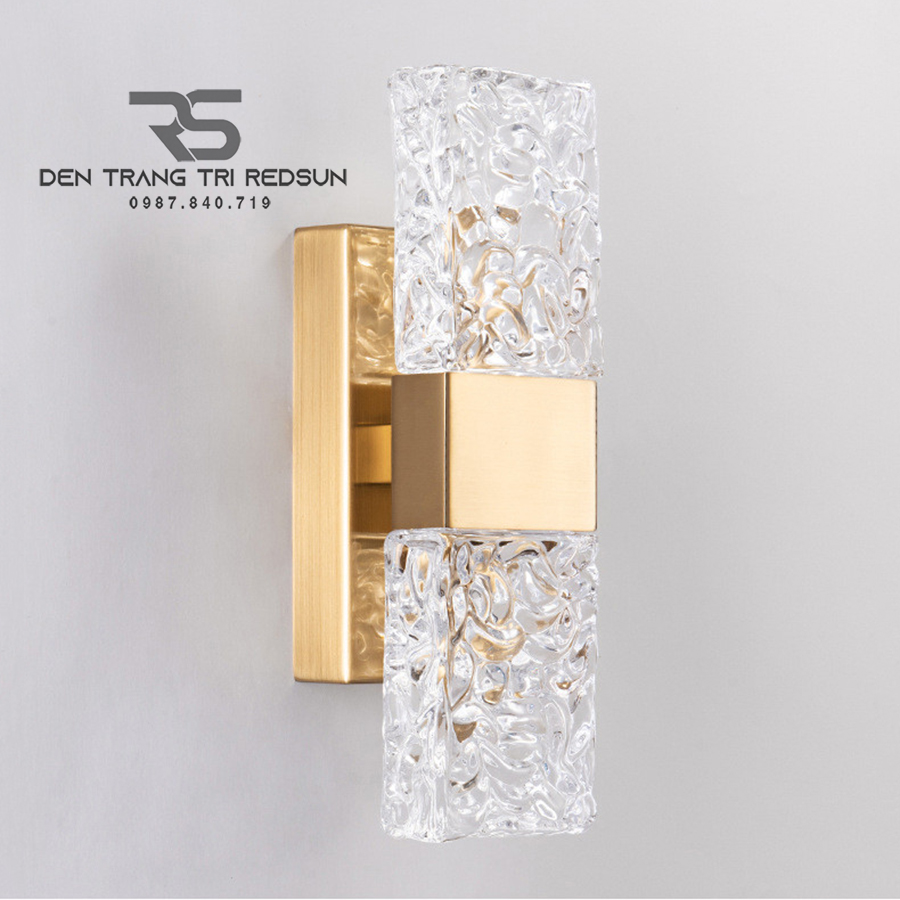 Đèn Tường Trang Trí Phòng Khách, Phòng Ngủ, Cầu Thang Phong Cách Bắc Âu Chất Liệu Pha Lê DT-1024
