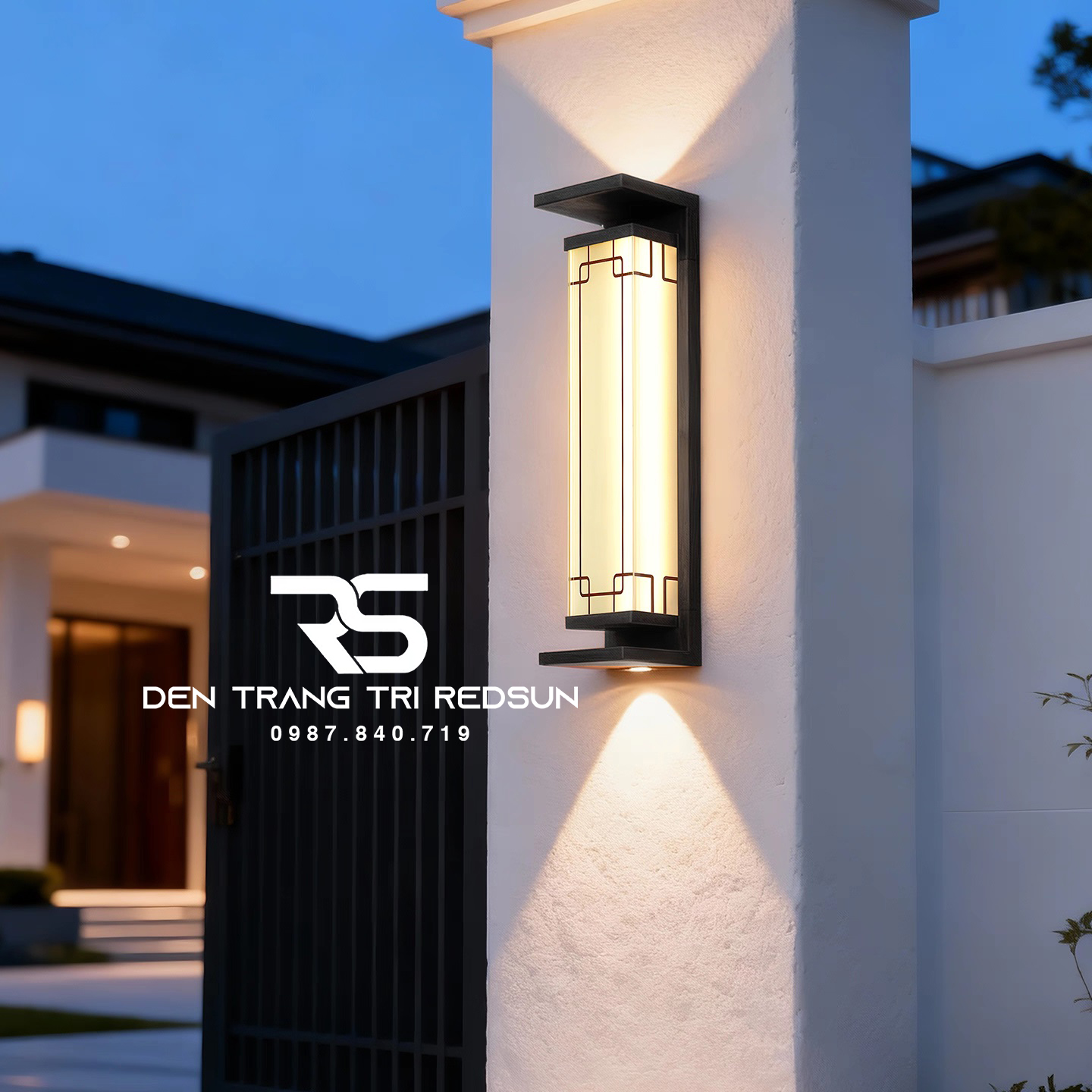 Đèn Tường Chống Nước Trang Trí Ngoài Trời Nhà Hàng, Khách Sạn, Biệt Thự, Nhà Ở DTOD-004