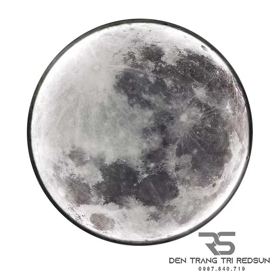 Đèn Gắn Tường, Ốp Trần Trang Trí Phòng Khách, Phòng Ngủ, Cầu Thang Phong Cách Bắc Âu Hình Mặt Trăng DT-110