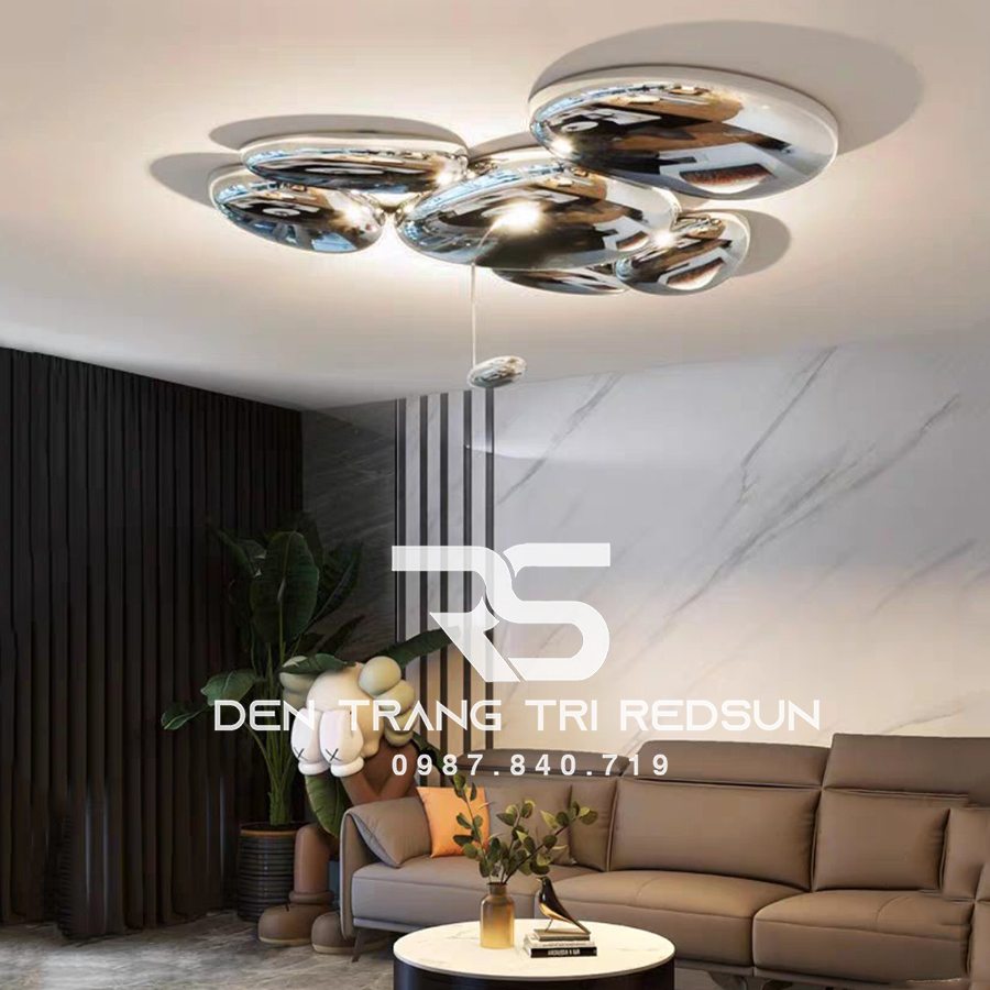 Đèn Ốp Trần Hiện Đại Phòng Khách, Phòng Ngủ Phong Cách Bắc Âu Skydro OT-019