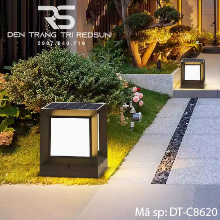 Đèn Trụ Cổng Chất Liệu Hợp Kim Lắp Ngoài Trời DT-C8620