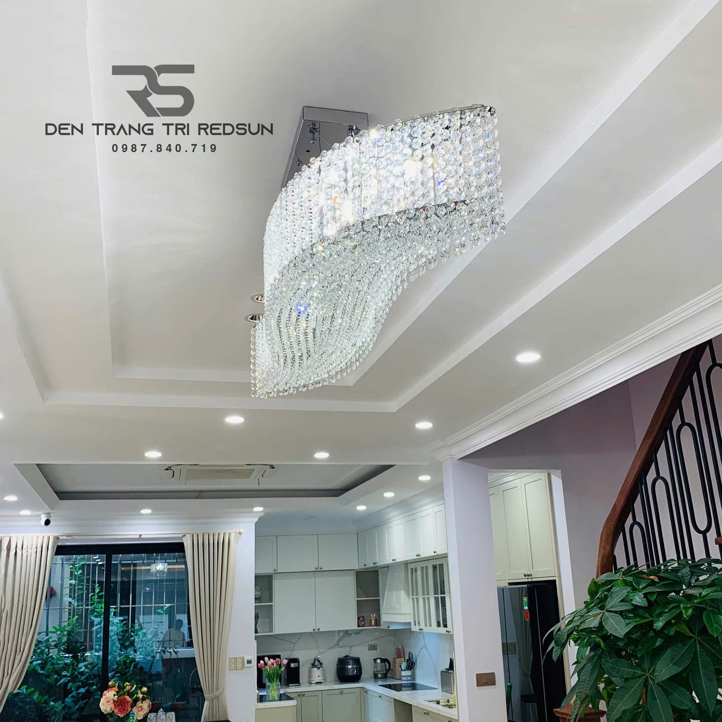 Đèn Thả Pha Lê Phòng Khách, Phòng Ngủ, Bàn Ăn Hiện Đại TPL077