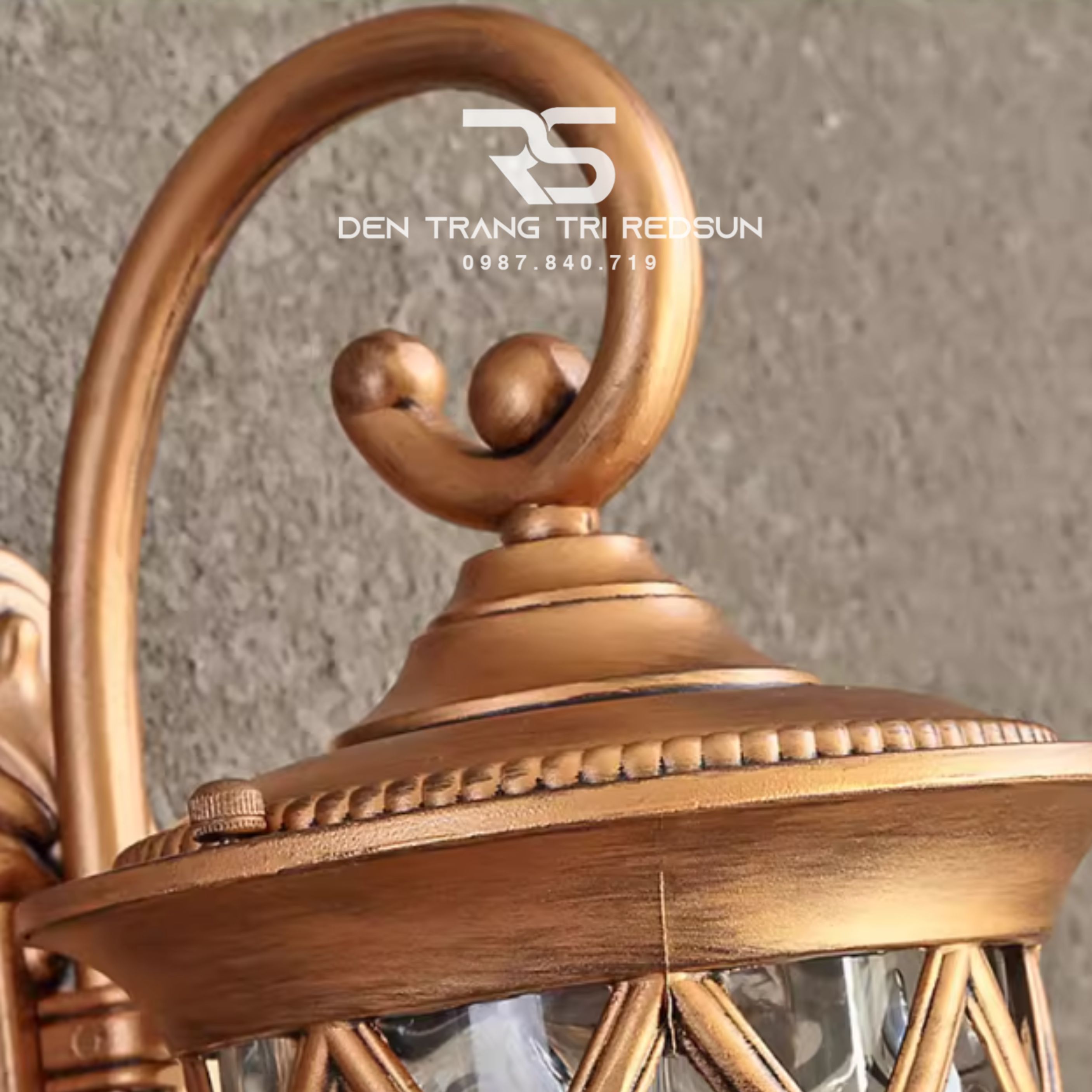 Đèn Tường Chùa Hợp Kim Lắp Ngoài Trời DT-C460