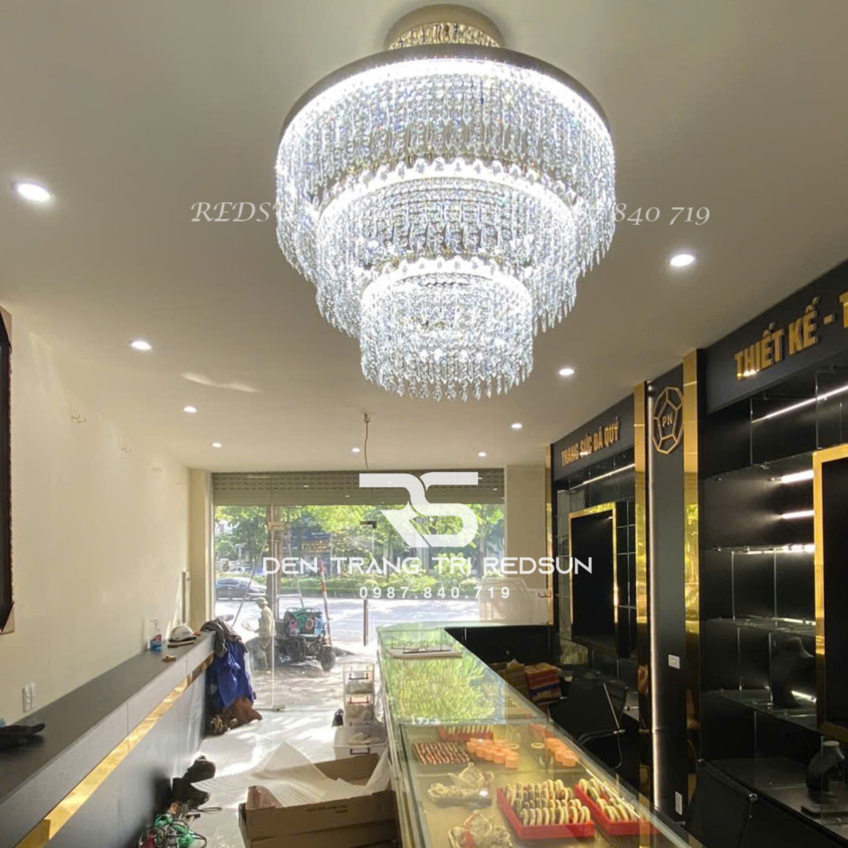 Đèn Thả Pha Lê Phòng Khách, Phòng Ngủ, Bàn Ăn Hiện Đại TPL035