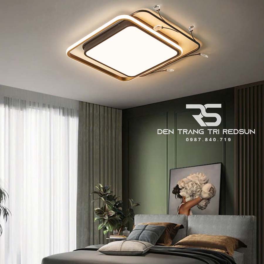 Đèn Mâm Ốp Trần Phòng Khách, Phòng Ngủ Hiện Đại MN100
