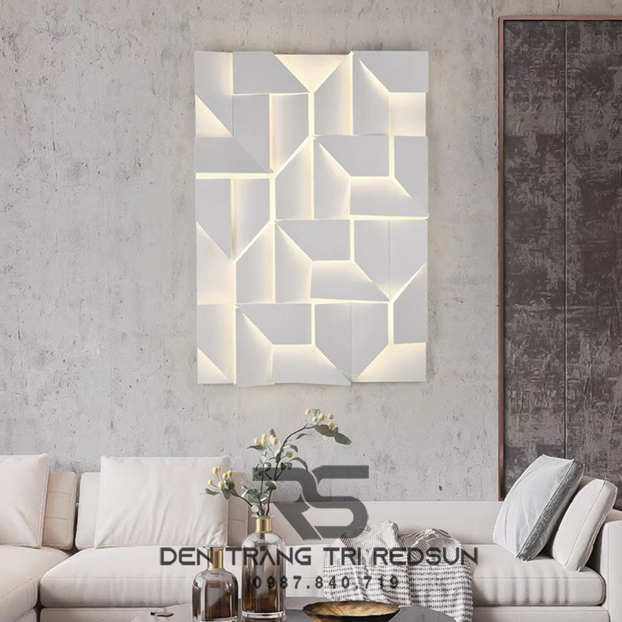 Tranh Đèn Treo Tường Nghệ Thuật Trang Trí Phòng Khách, Phòng Ngủ, Hành Lang Phong Cách Bắc Âu DDC-006