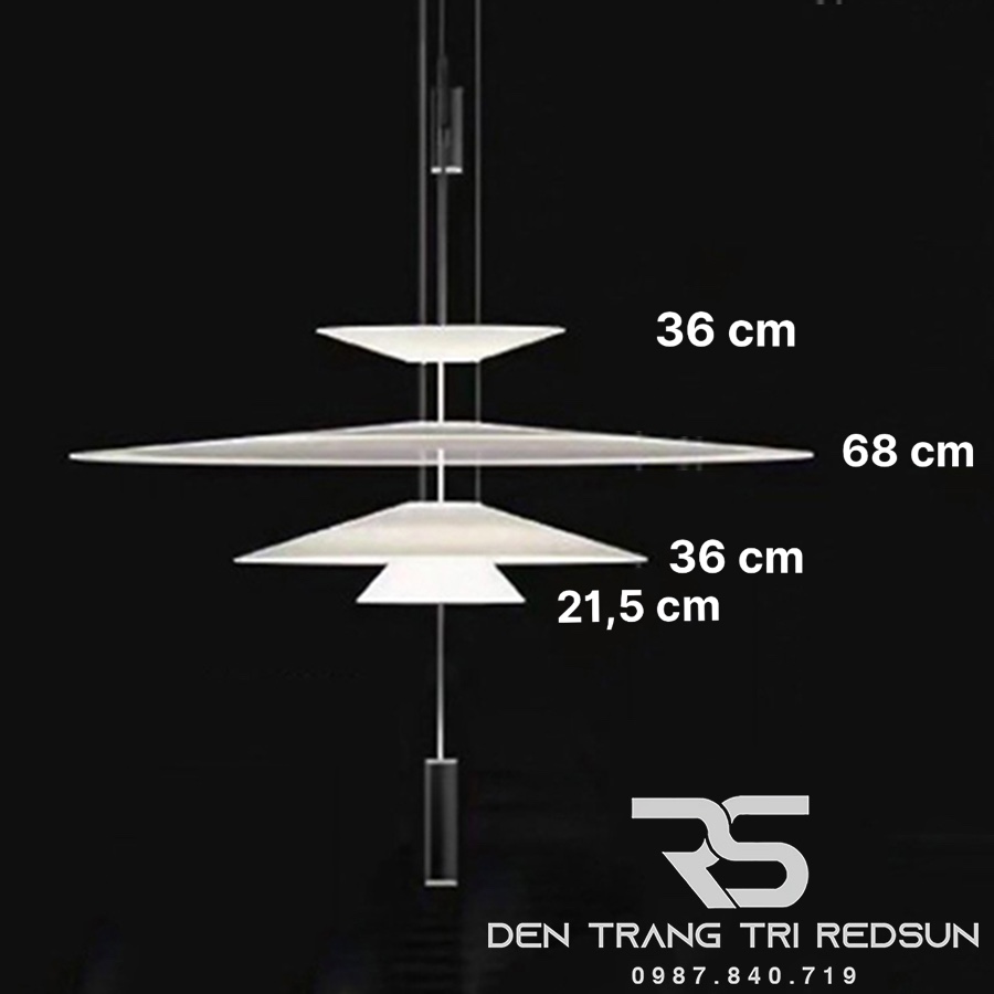 Đèn Thả Trần Đĩa Bay Phong Cách Bắc Âu CDT-BTTK144/CDT-BTTK145/CDT-BTTK146