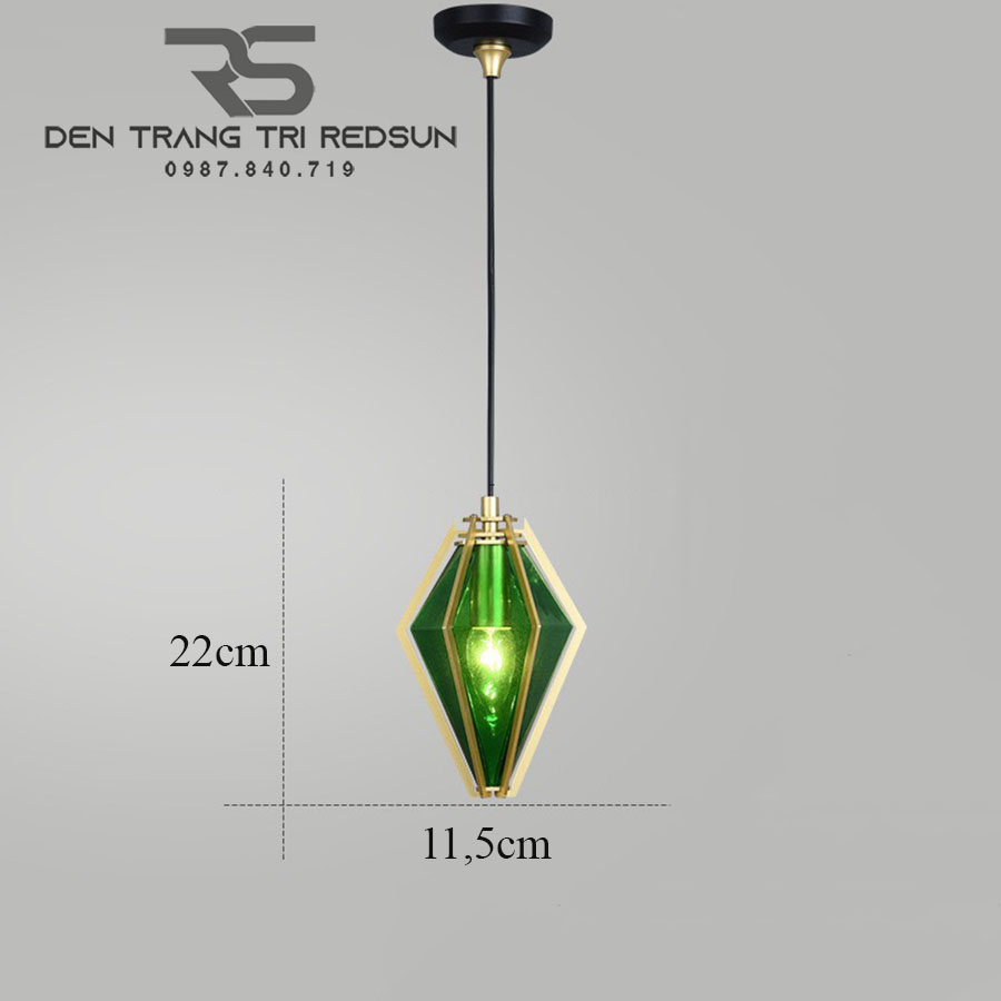 Đèn Thả Bàn Ăn Hiện Đại Phong Cách Bắc Âu Choá Thuỷ Tinh CDT-T005