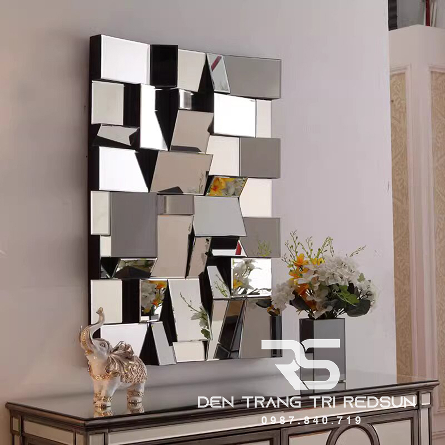 Gương Treo Tường Nghệ Thuật Trang Trí Phòng Khách, Phòng Ngủ, Hành Lang, Phòng Làm Việc GDC-003