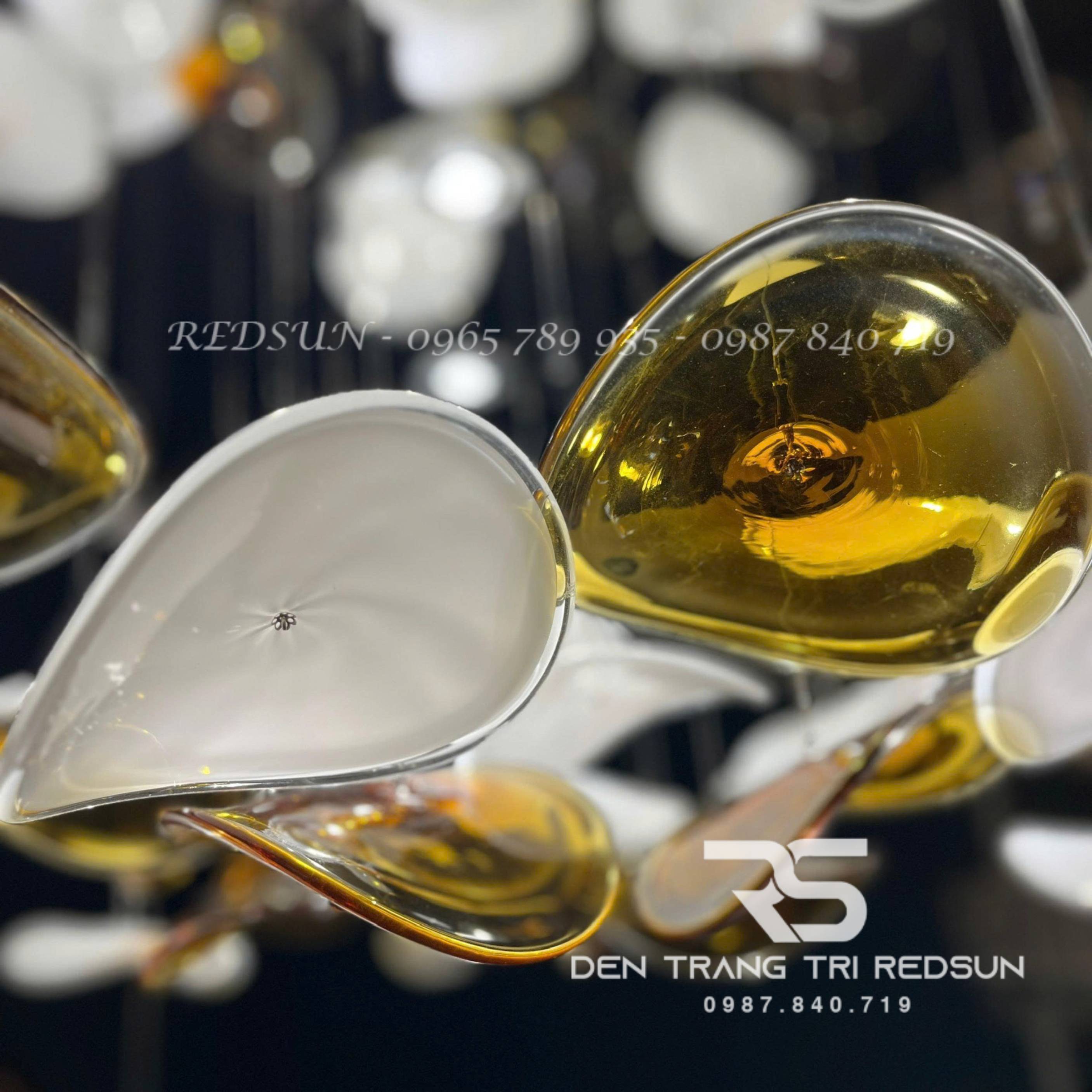 Đèn Thả Thiết Kế Cho Khách Sạn, Hành Lang, Biệt Thư, Phòng Khách, Phòng Ăn Hình Lá HTK-NK001