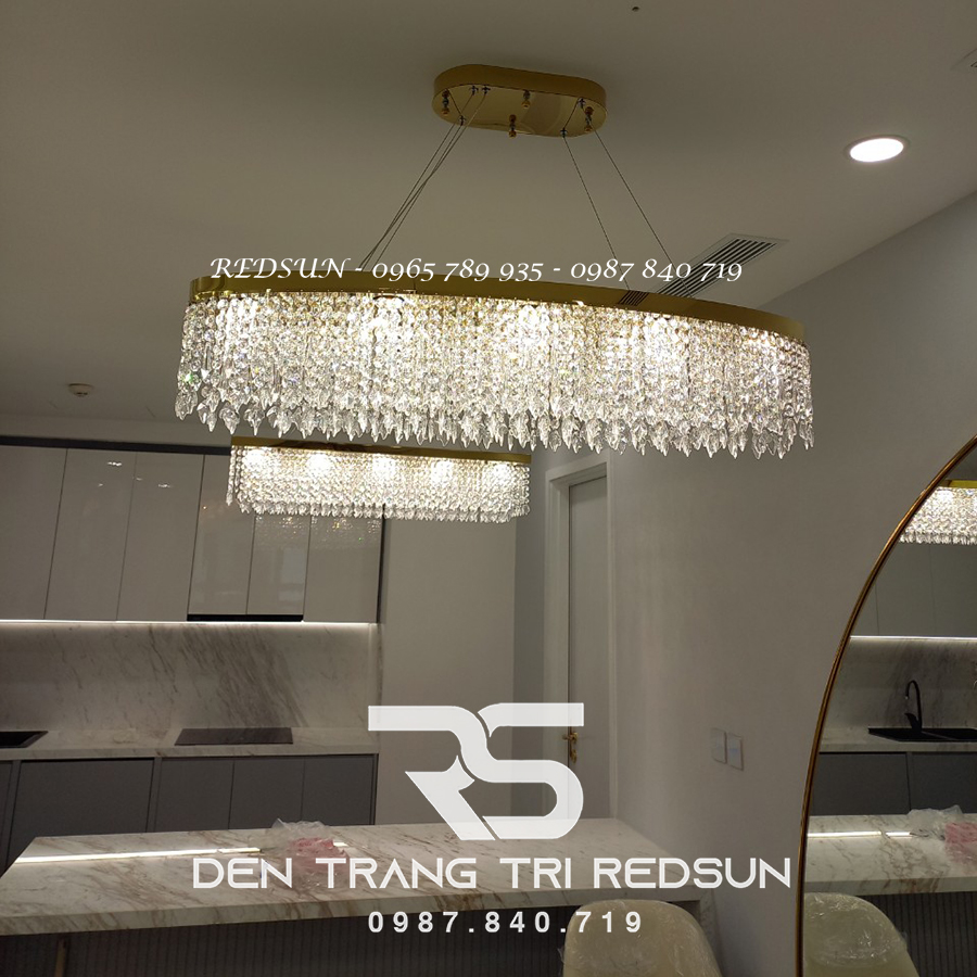 Đèn Thả Pha Lê Phòng Khách, Phòng Ngủ, Bàn Ăn Hiện Đại TPL035
