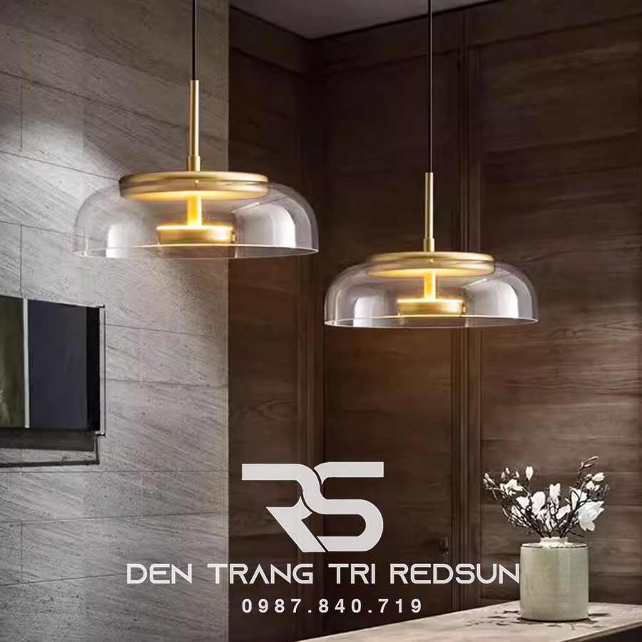 Đèn Thả Trần Hiện Đại Bắc Âu Choá Thuỷ Tinh CDT-L009