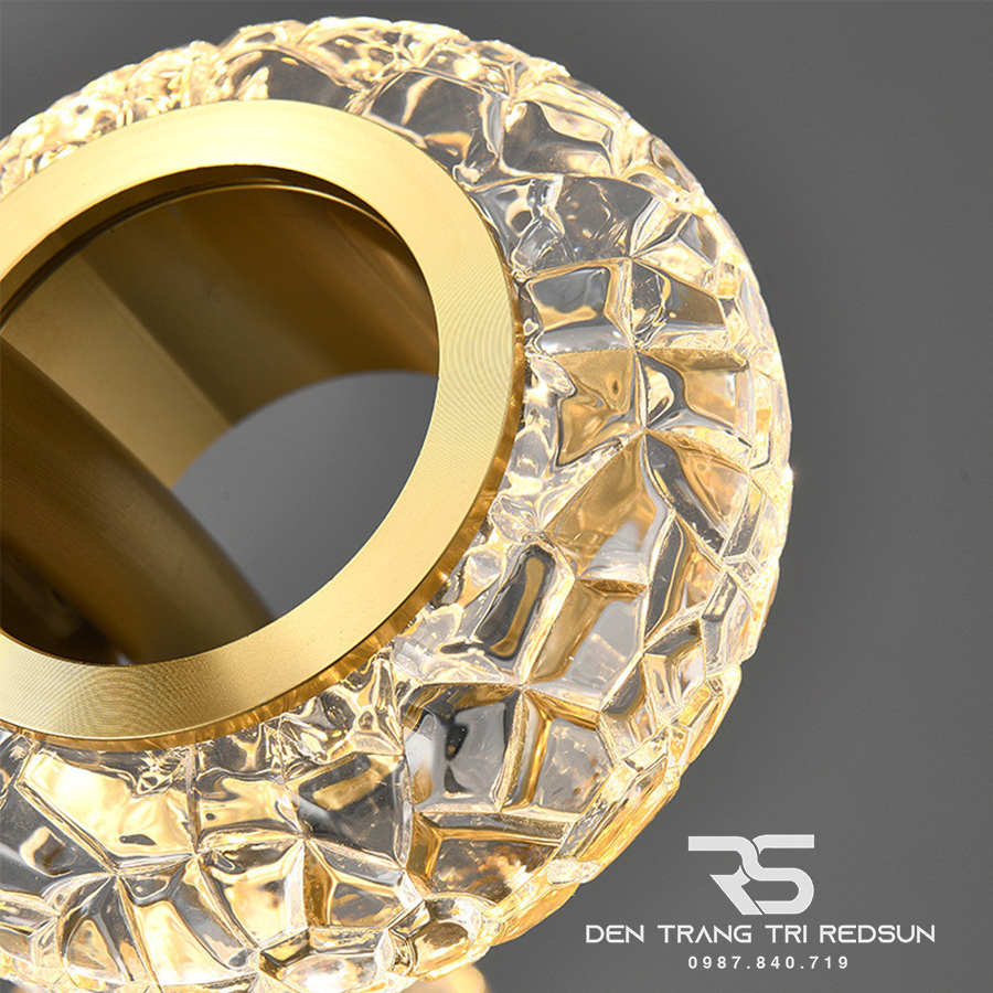 Đèn Chùm Phòng Khách Hiện Đại Phong Cách Bắc Âu Choá Pha Lê DC-BTTK108T9