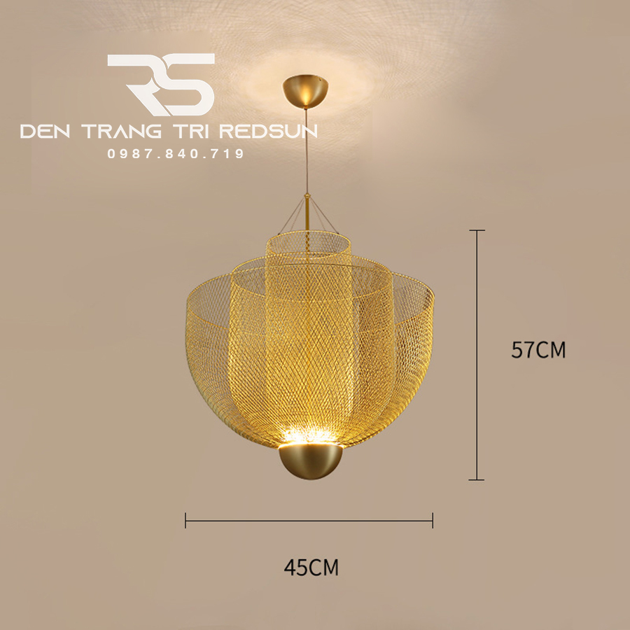 Đèn Thả Phòng Khách Kiểu Dáng Lồng Đánh Cá Phong Cách Bắc Âu  DC-T073