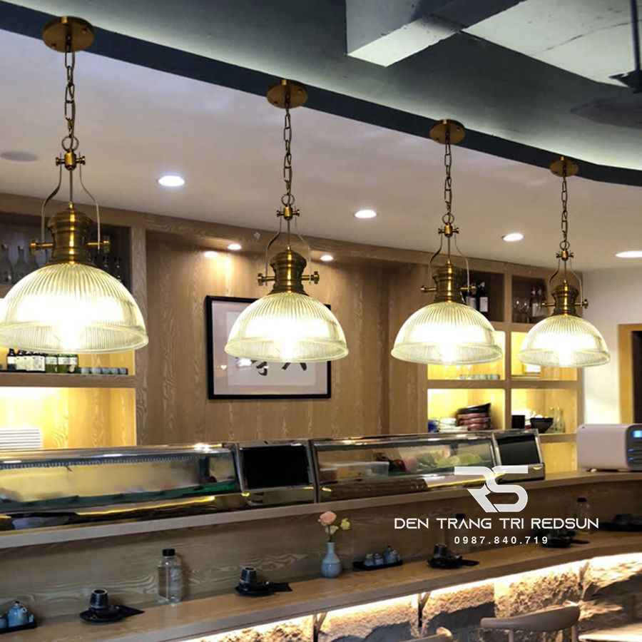 Đèn Thả Thủy Tinh Hiện Đại Phong Cách Retro CDT-1035
