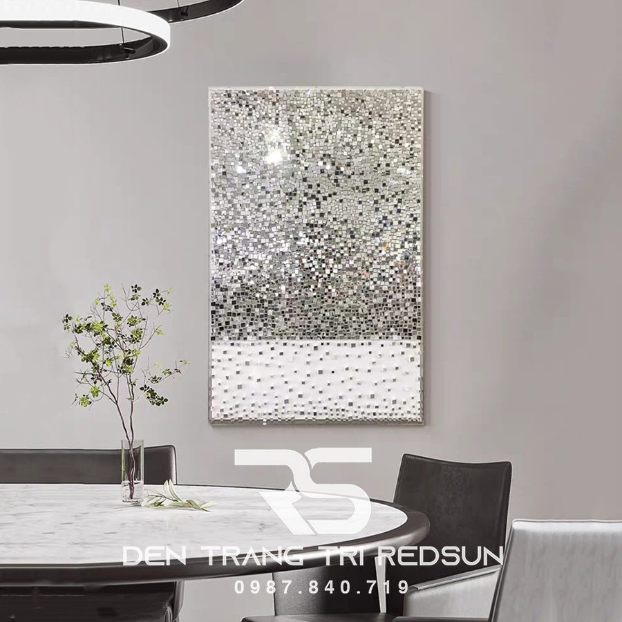 Gương Treo Tường Nghệ Thuật Trang Trí Phòng Khách, Phòng Ăn, Hành Lang Phong Cách Bắc Âu GDC-009