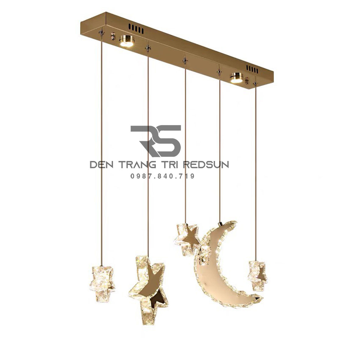 Đèn Thả Pha Lê Bàn Ăn, Bàn Đảo Hiện Đại TPL078