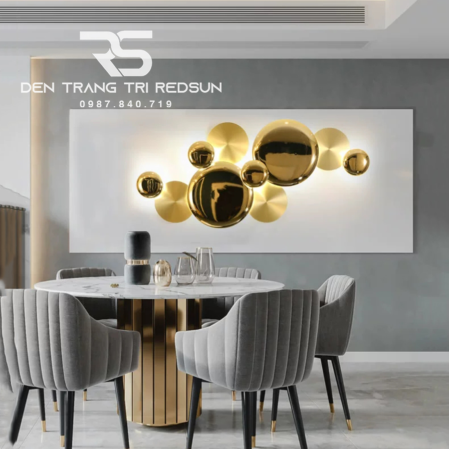 Tranh Đèn Treo Tường Nghệ Thuật Trang Trí Phòng Khách, Phòng Ngủ, Hành Lang Phong Cách Bắc Âu DDC-024