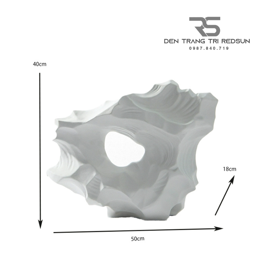 Đồ Trang Trí Nghệ Thuật Phòng Khách, Sảnh Chờ Nhà Hàng, Khách Sạn Điêu Khắc San Hô DDC-ZG009