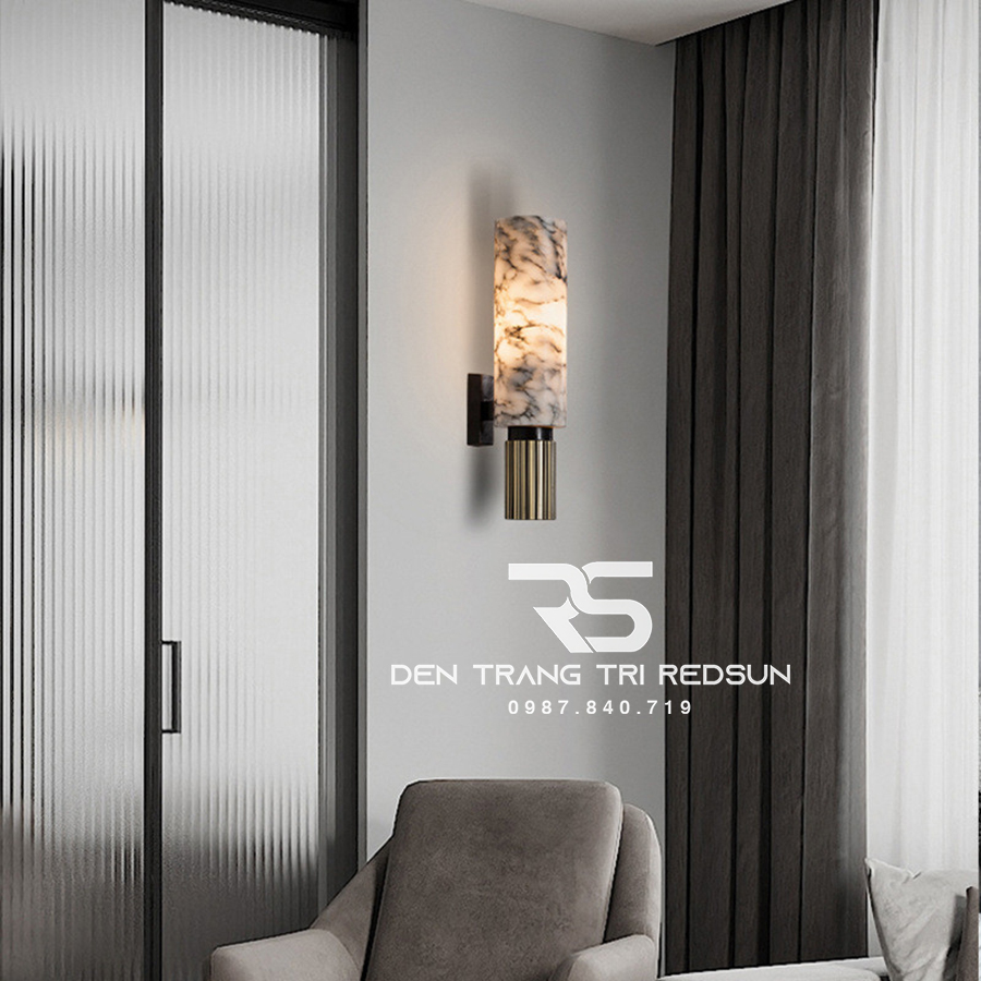 Đèn Tường Đá Cẩm Thạch Hiện Đại Trang Trí Phòng Khách, Phòng Ngủ, Cầu Thang Phong Cách Bắc Âu DT-130
