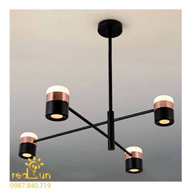 Đèn chùm Nordic thân xoay chóa trụ DC-T014