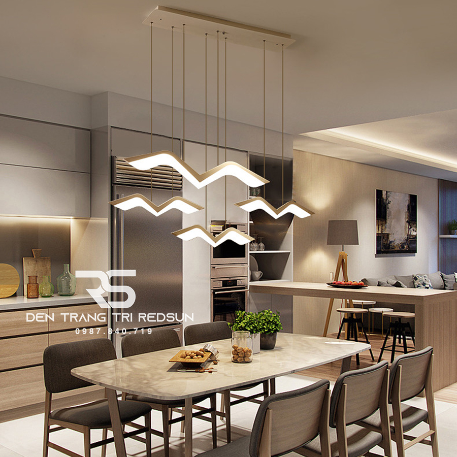 Đèn Thả Bàn Ăn Hiện Đại Bắc Âu Chim Én CDT-T027/CDT-T028/CDT-T029
