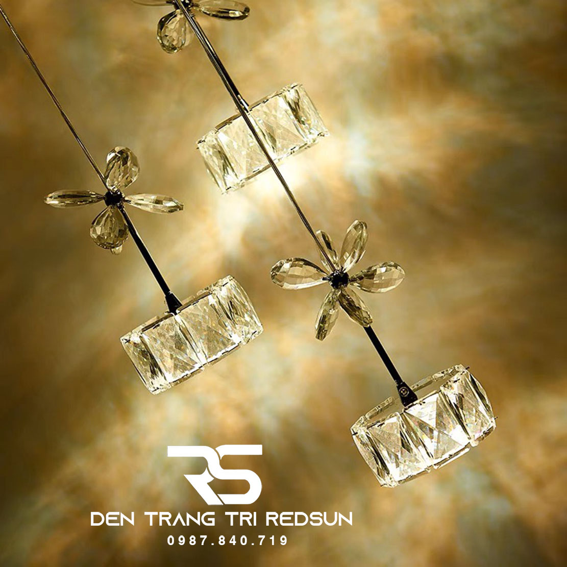 Đèn Thả Pha Lê Phòng Khách, Phòng Ngủ, Bàn Ăn Hiện Đại TPL054