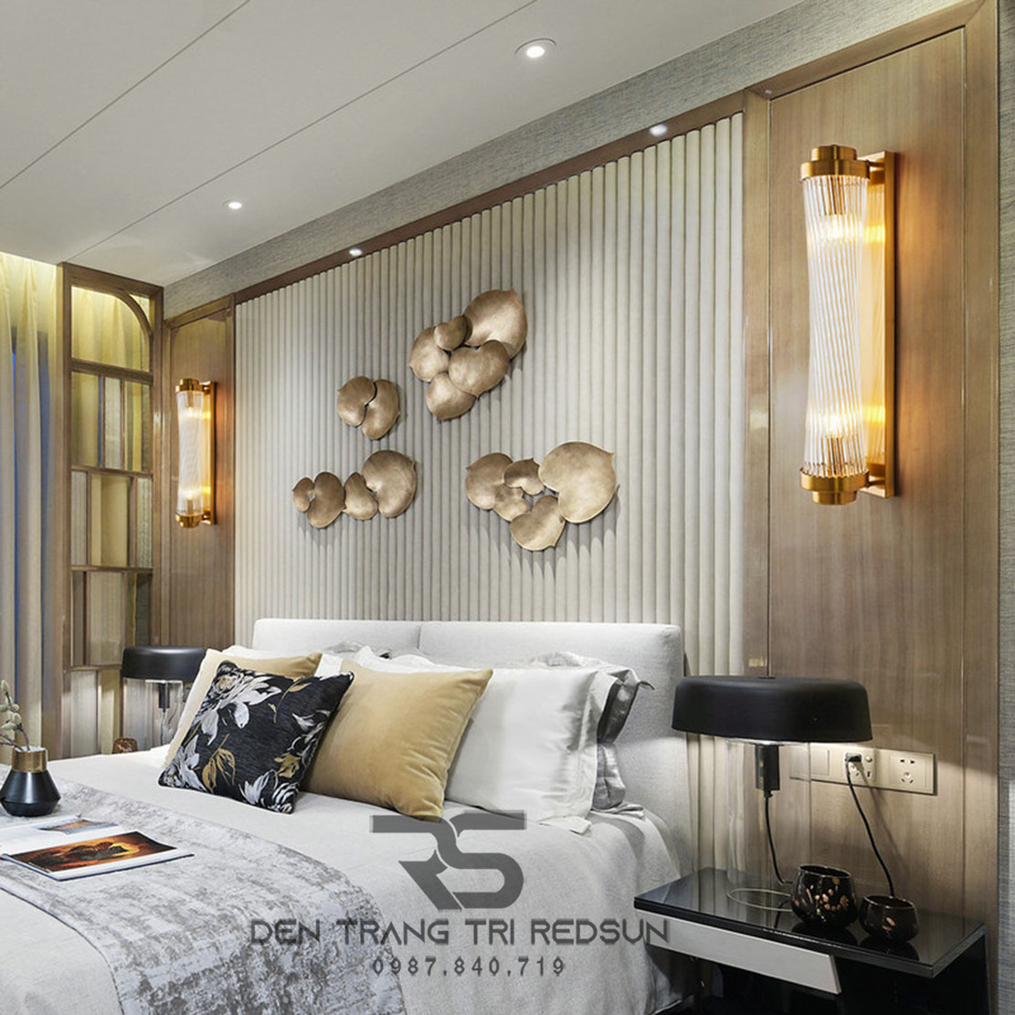 Đèn tường pha lê phòng khách DT2509