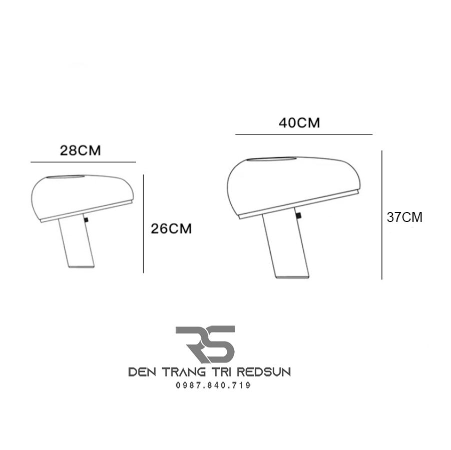 Đèn Bàn Hiện Đại Bắc Âu DB2034