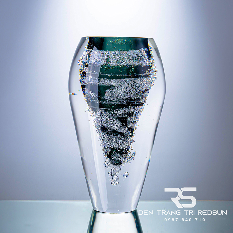 Bình Hoa Trang Trí Phong Cách Bắc Âu Sáng Tạo Hình Bong Bóng Chất liệu Thuỷ Tinh DDC-ZG005