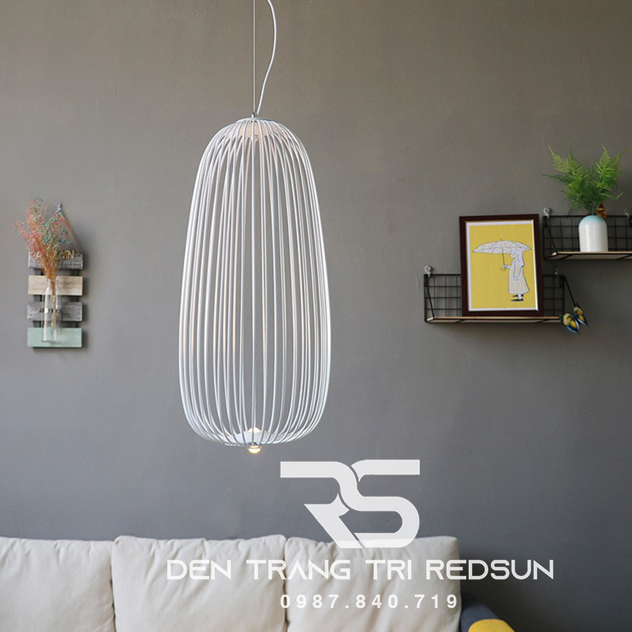Đèn Thả Lồng Sắt Phong Cách Bắc Âu CDT-T041 Dáng A