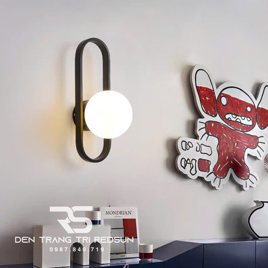 Đèn Tường Trang Trí Phòng Khách, Cầu Thang Chao Thuỷ Tinh DT-109