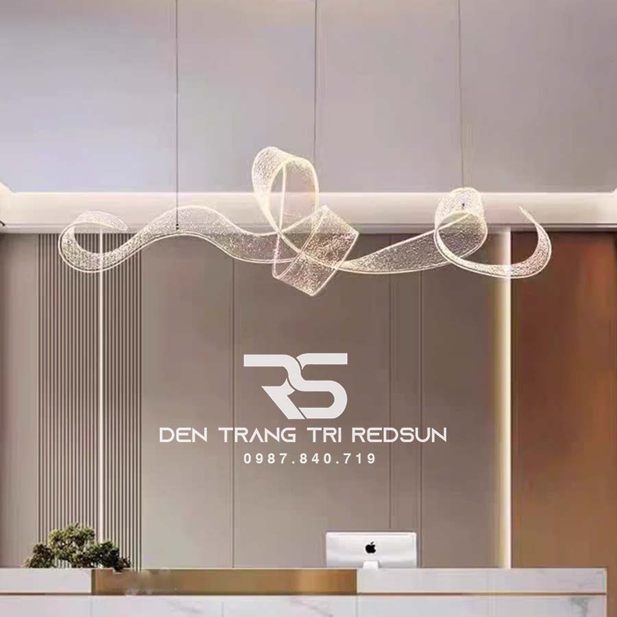 Đèn Thả Hiện Đại Dáng Dải Lụa Acrylic Kiểu Mới Phong Cách Bắc Âu DC-T104