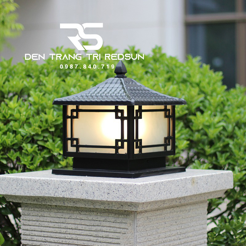 Đèn Trụ Cổng Lắp Ngoài Trời Chất Liệu Hợp Kim DT-D7165