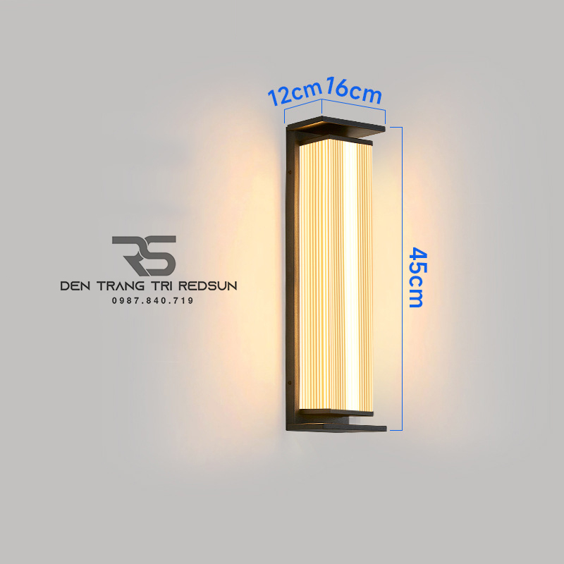 Đèn Tường Chống Nước Trang Trí Ngoài Trời Nhà Hàng, Khách Sạn, Biệt Thự, Nhà Ở DTOD-001